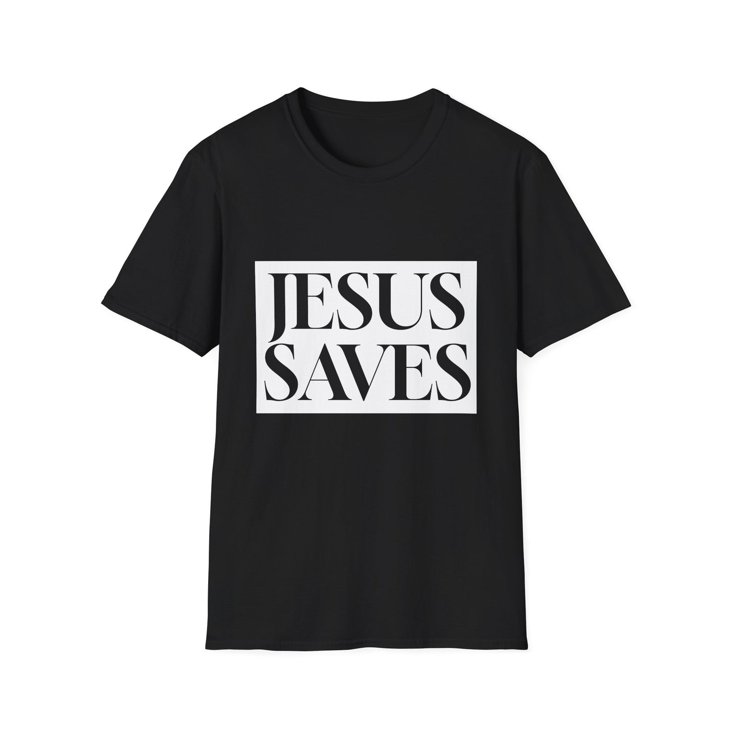 Jesus Saves - Adult Tee - English