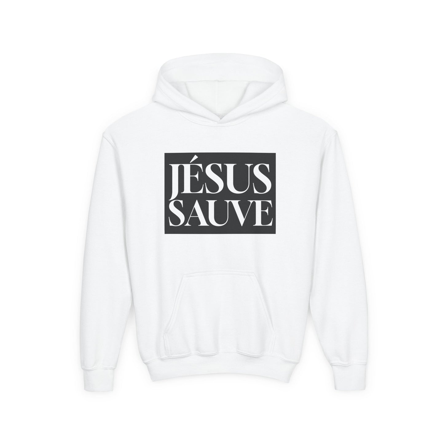 Jesus Saves - Kids Hoodie - French