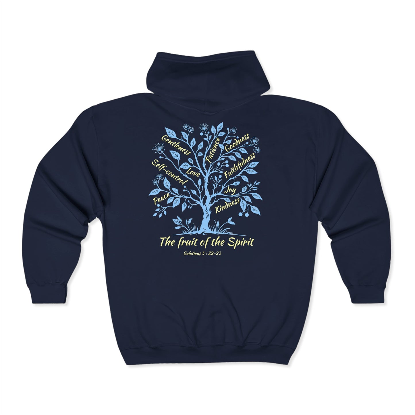 Fruit of the Spirit - Adult Zip Hoodie - English