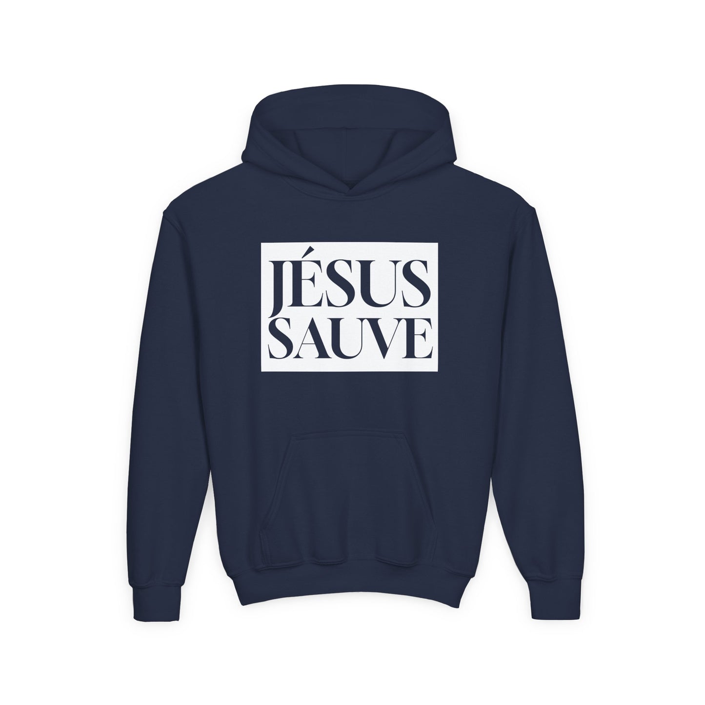 Jesus Saves - Kids Hoodie - French