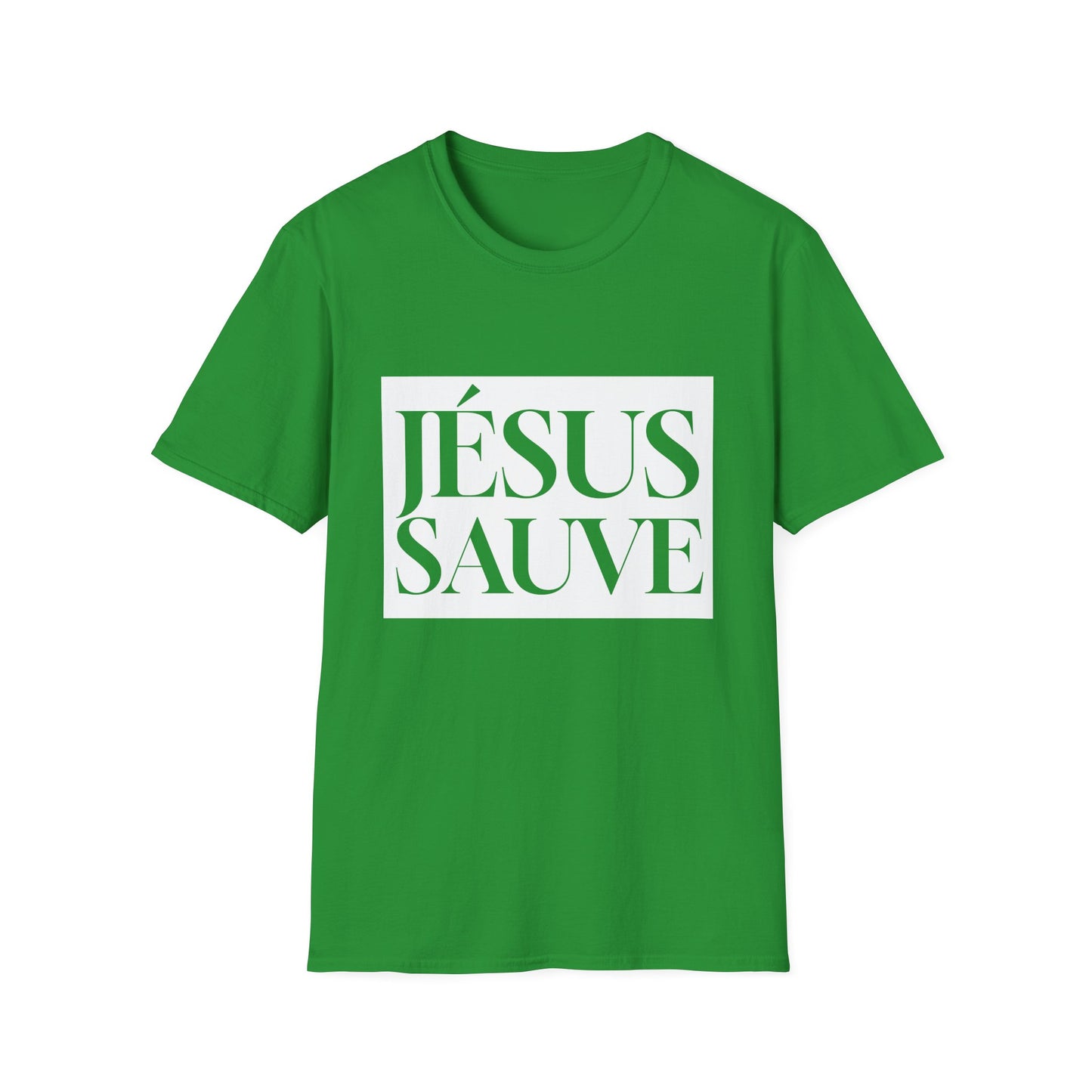 Jesus Saves - Adult Tee - French