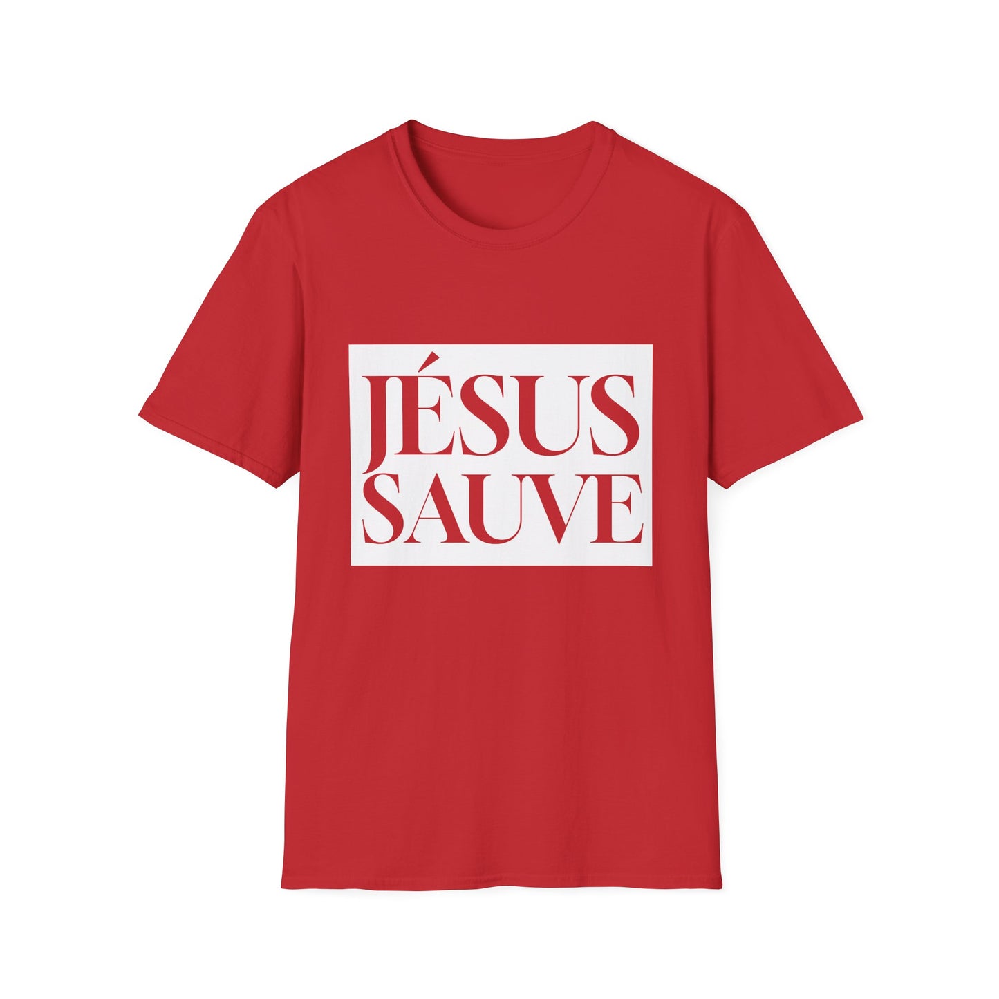 Jesus Saves - Adult Tee - French