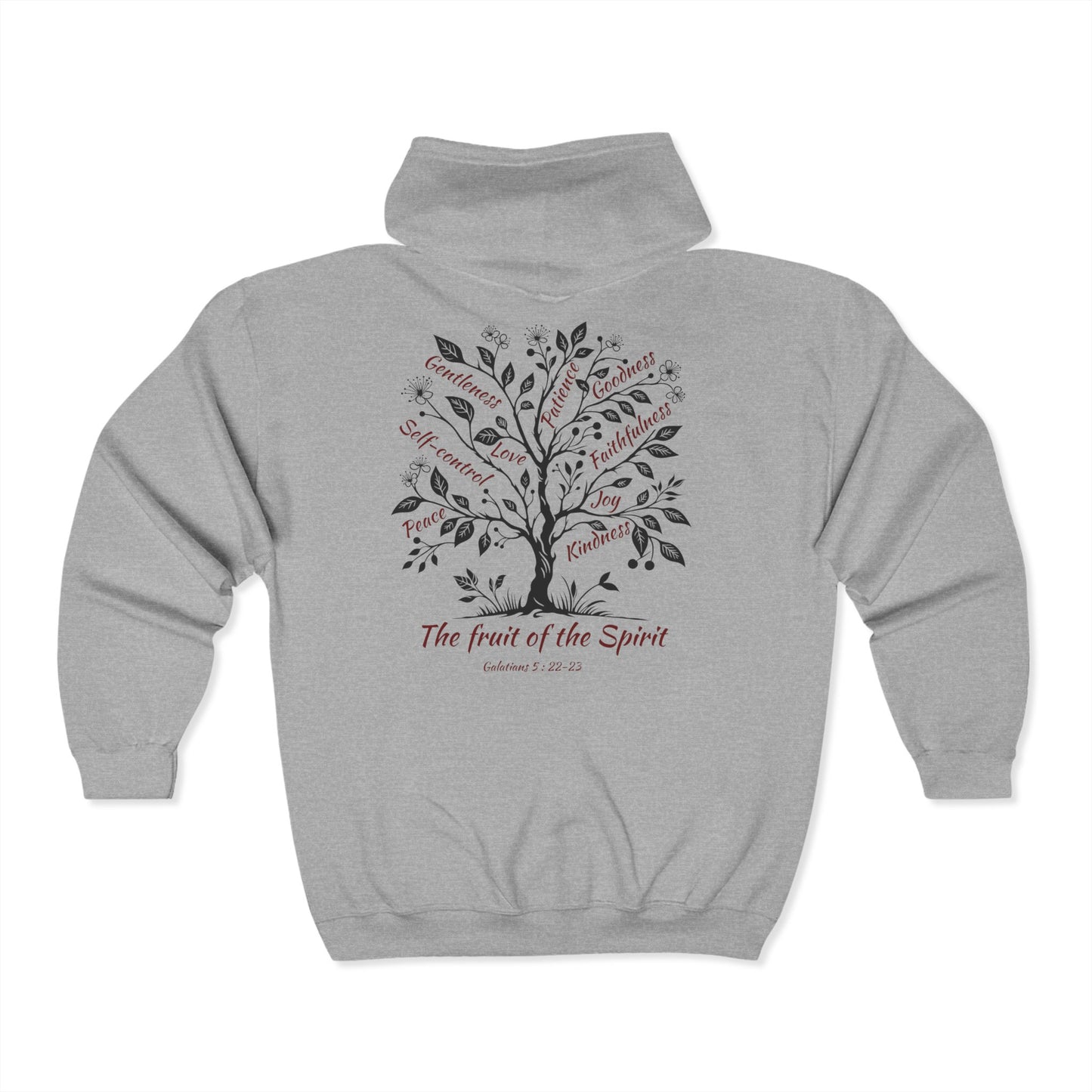 Fruit of the Spirit - Adult Zip Hoodie - English
