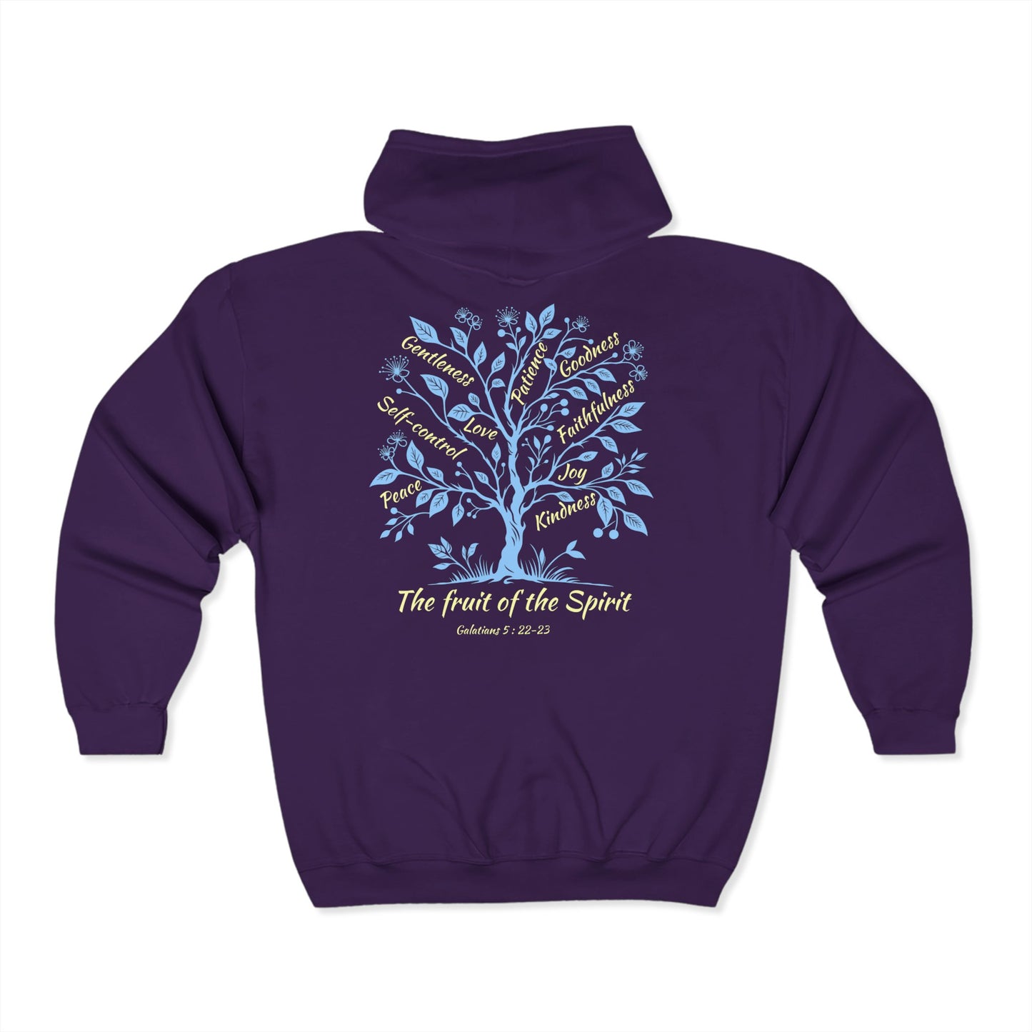 Fruit of the Spirit - Adult Zip Hoodie - English