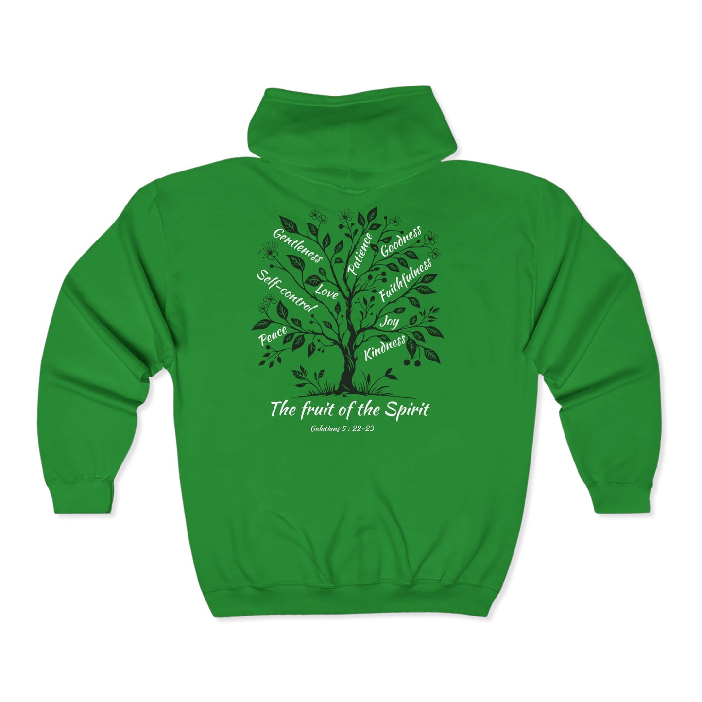 Fruit of the Spirit - Adult Zip Hoodie - English