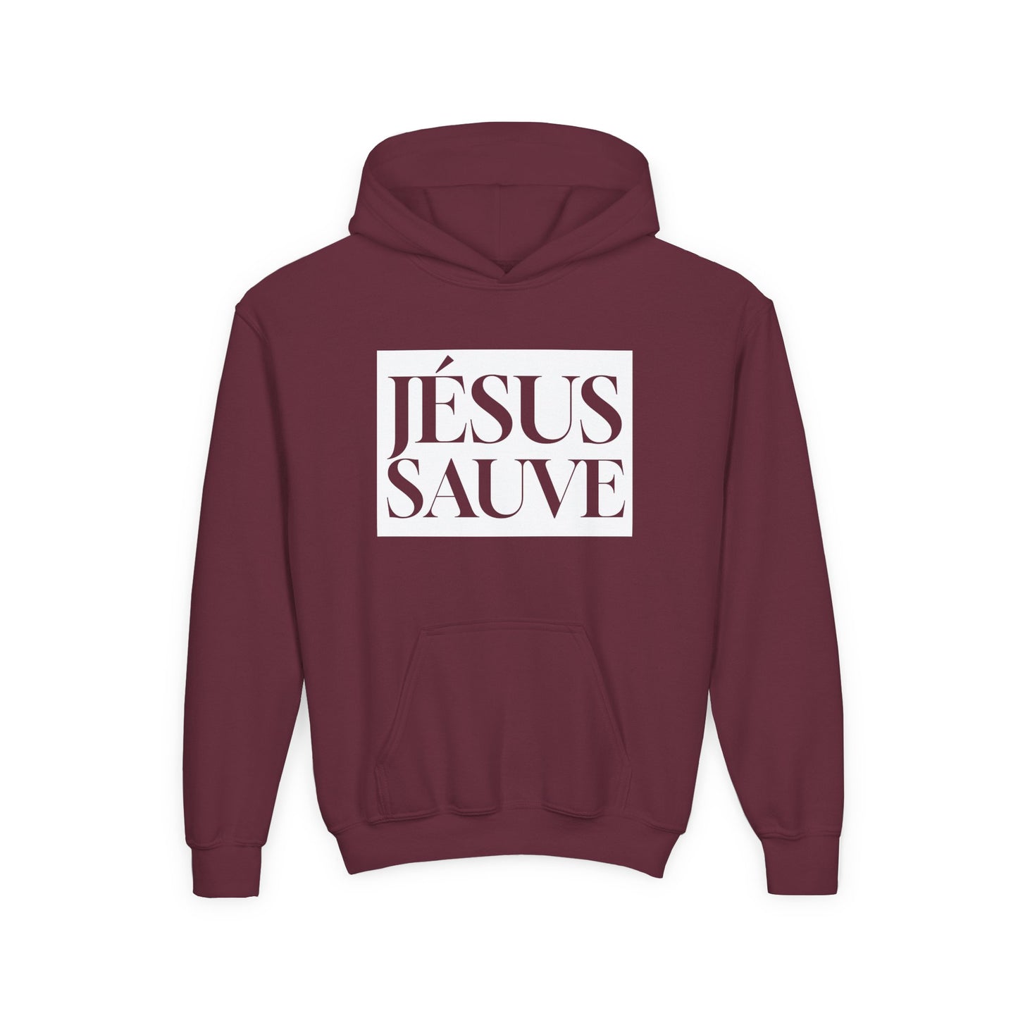 Jesus Saves - Kids Hoodie - French