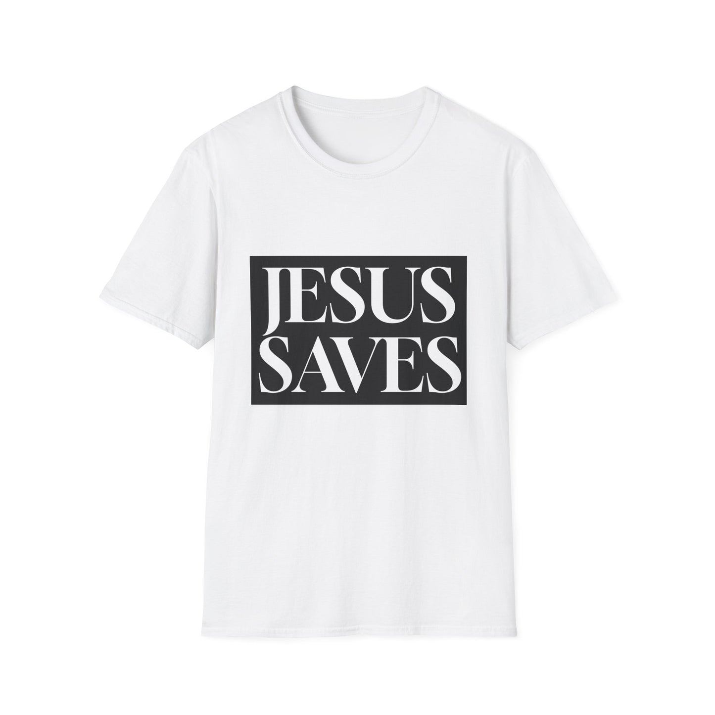 Jesus Saves - Adult Tee - English