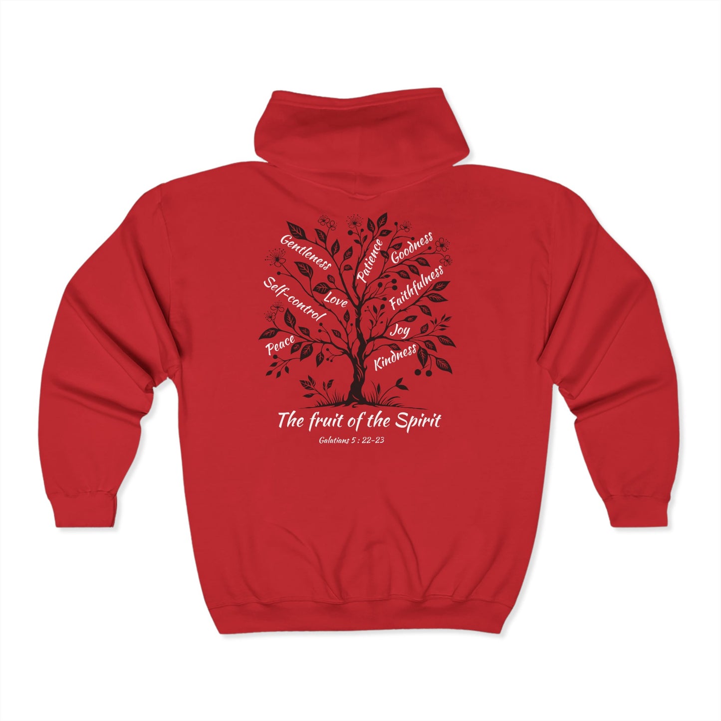 Fruit of the Spirit - Adult Zip Hoodie - English