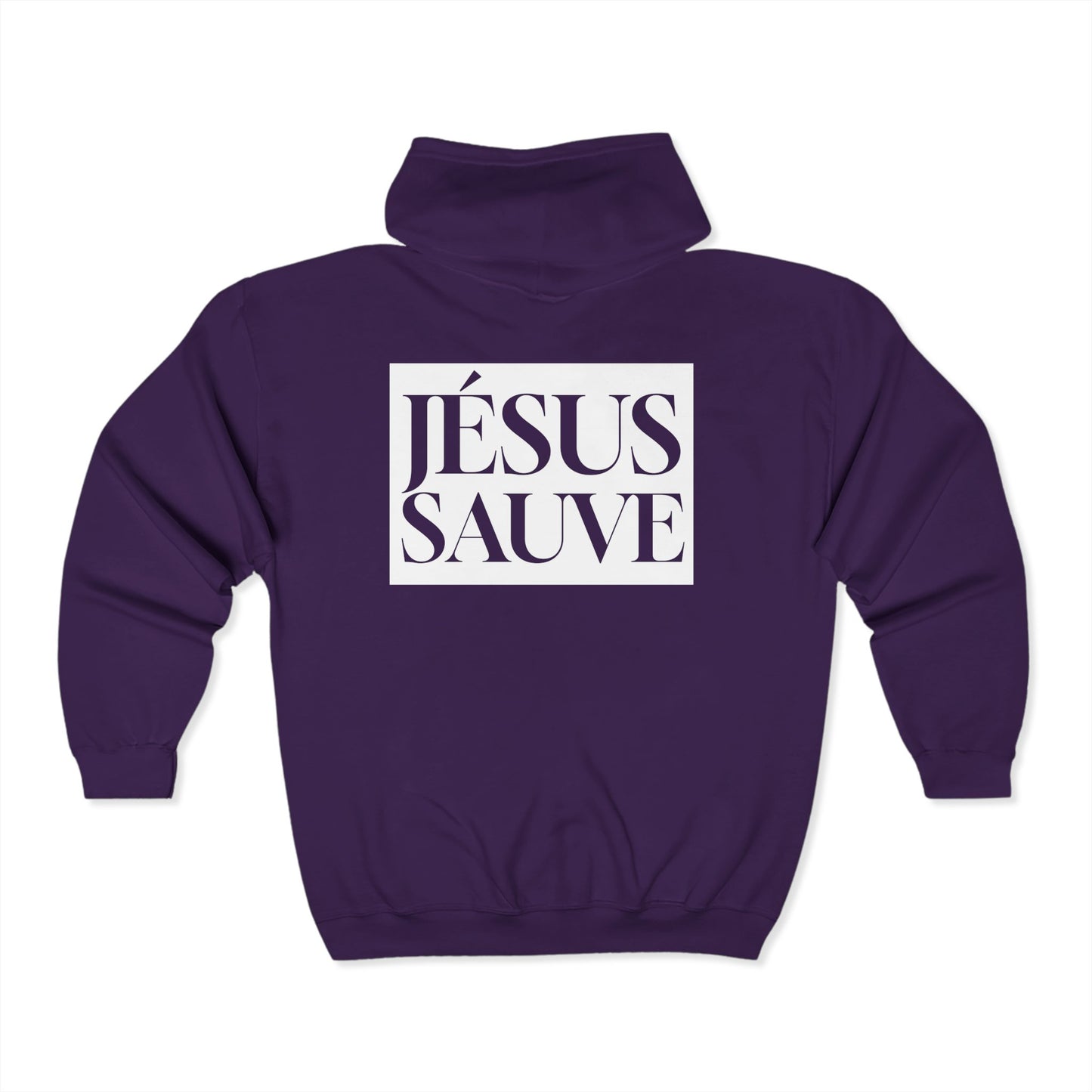 Jesus Saves - Adult Zip Hoodie - French