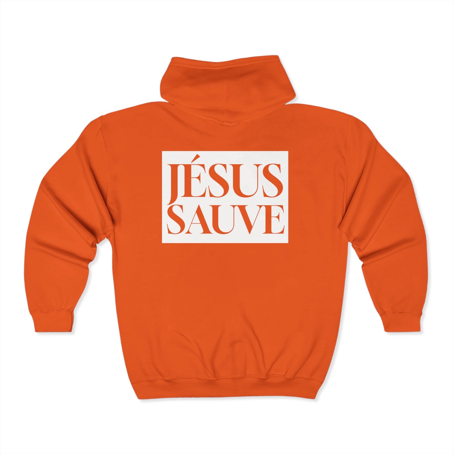 Jesus Saves - Adult Zip Hoodie - French