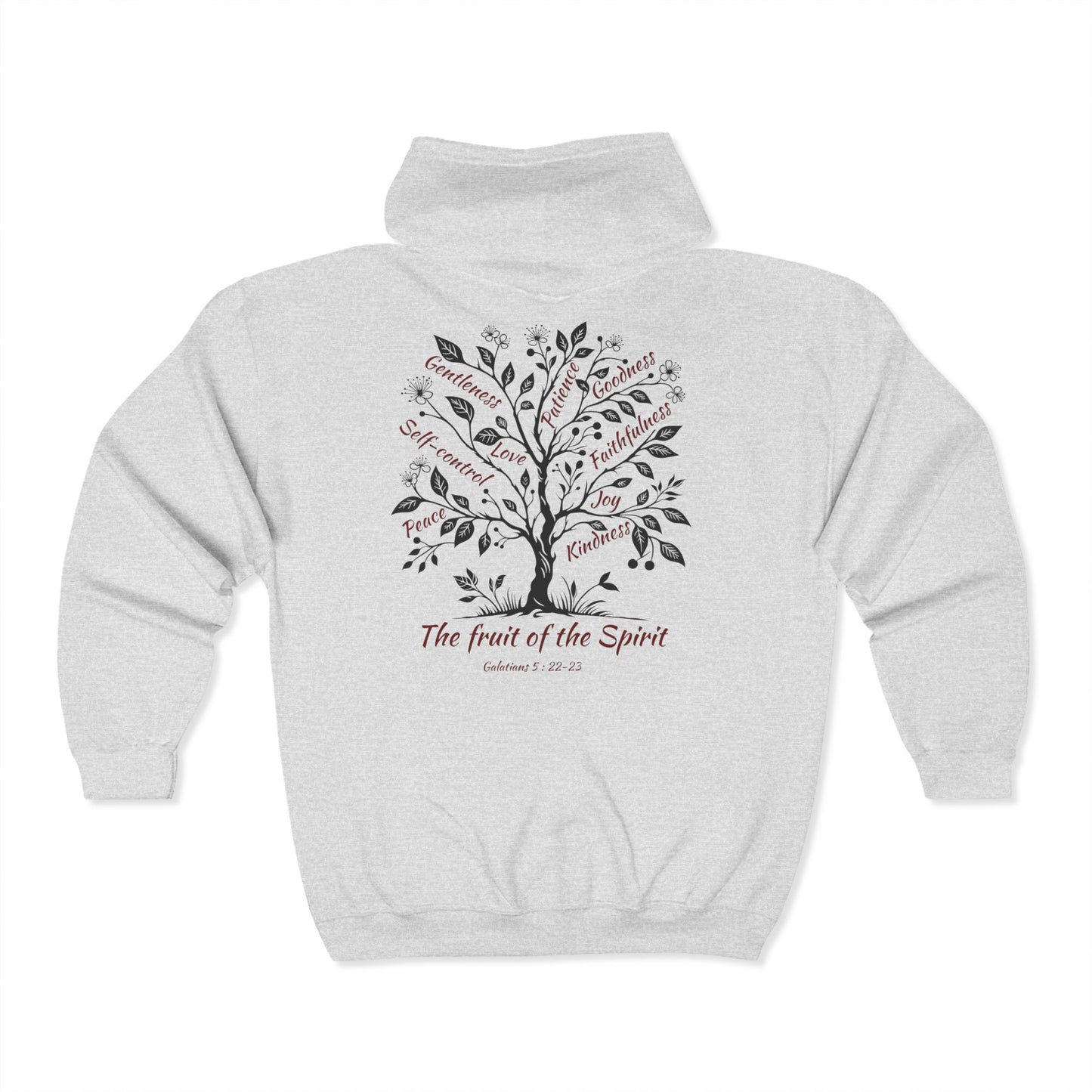 Fruit of the Spirit - Adult Zip Hoodie - English