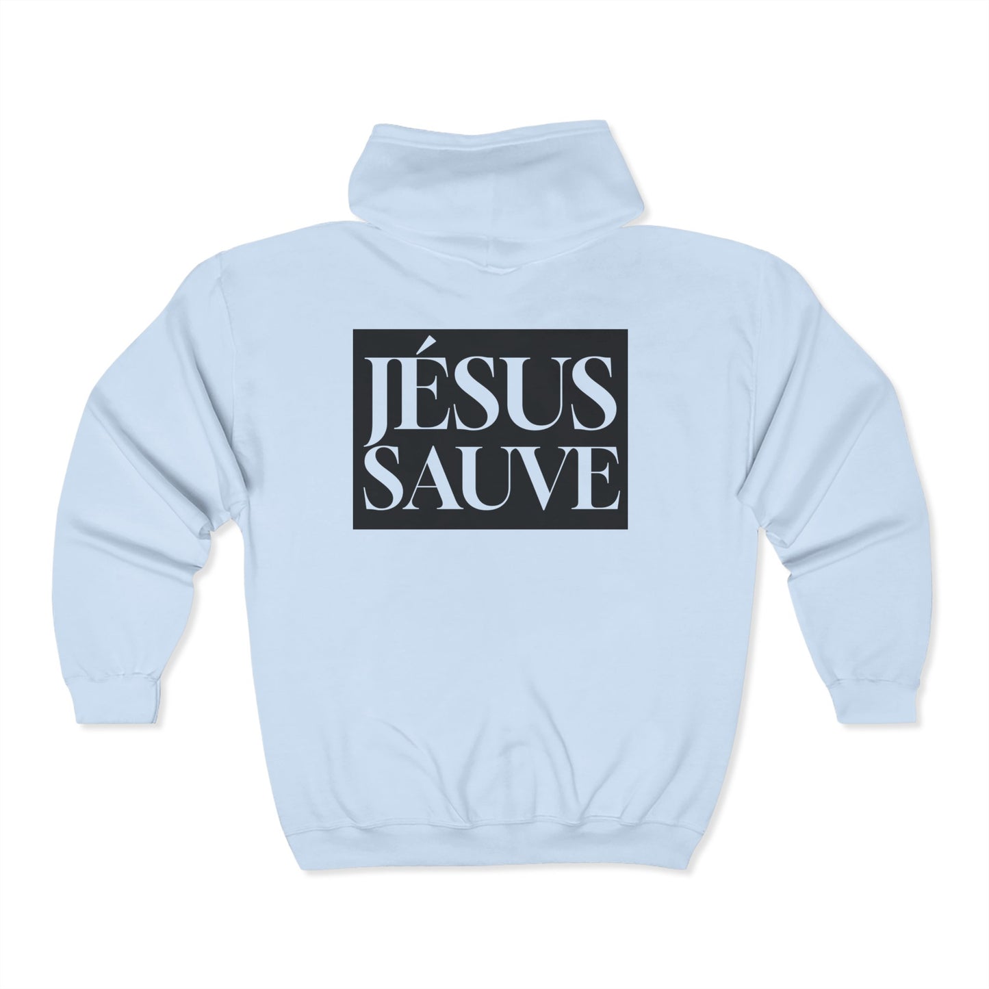Jesus Saves - Adult Zip Hoodie - French