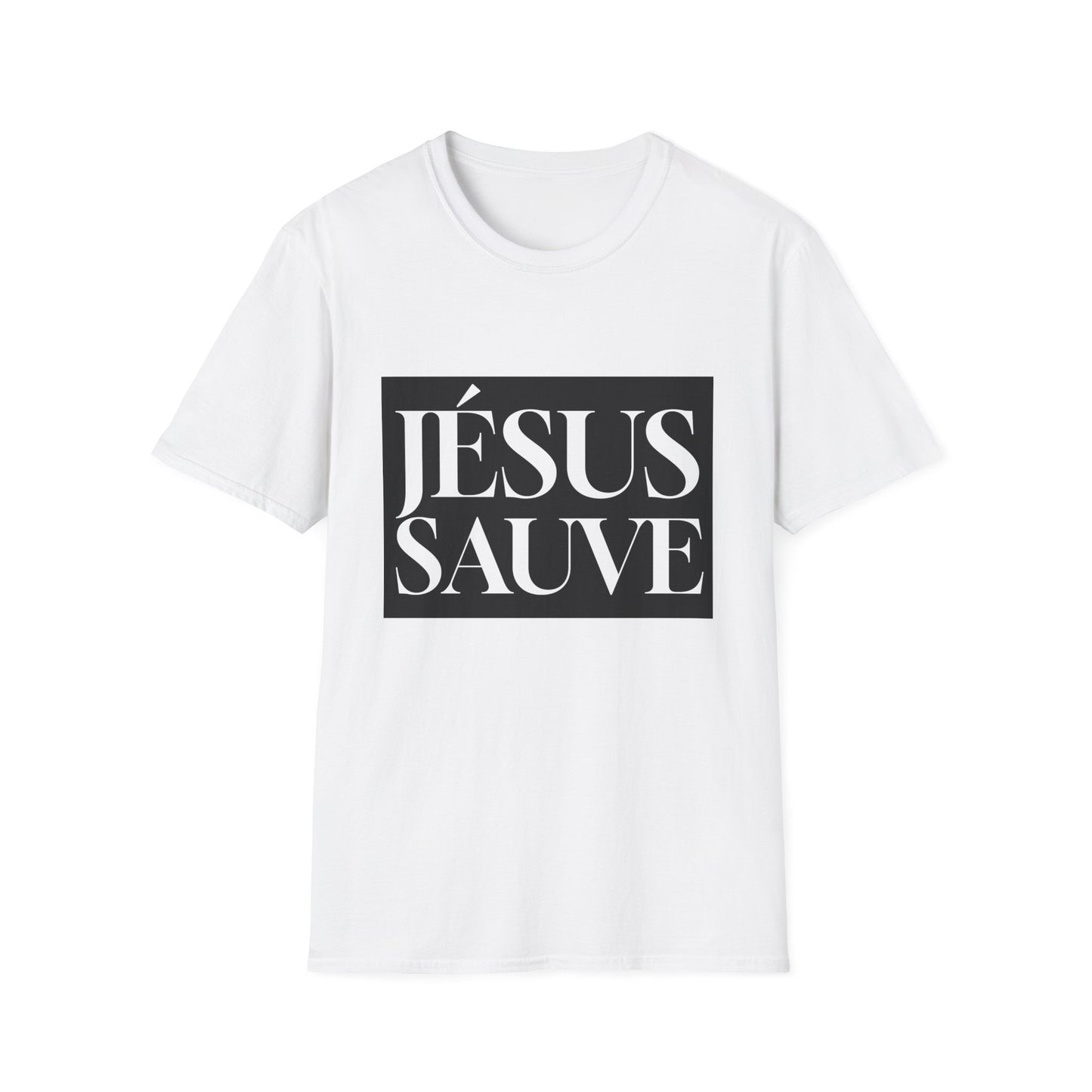 Jesus Saves - Adult Tee - French