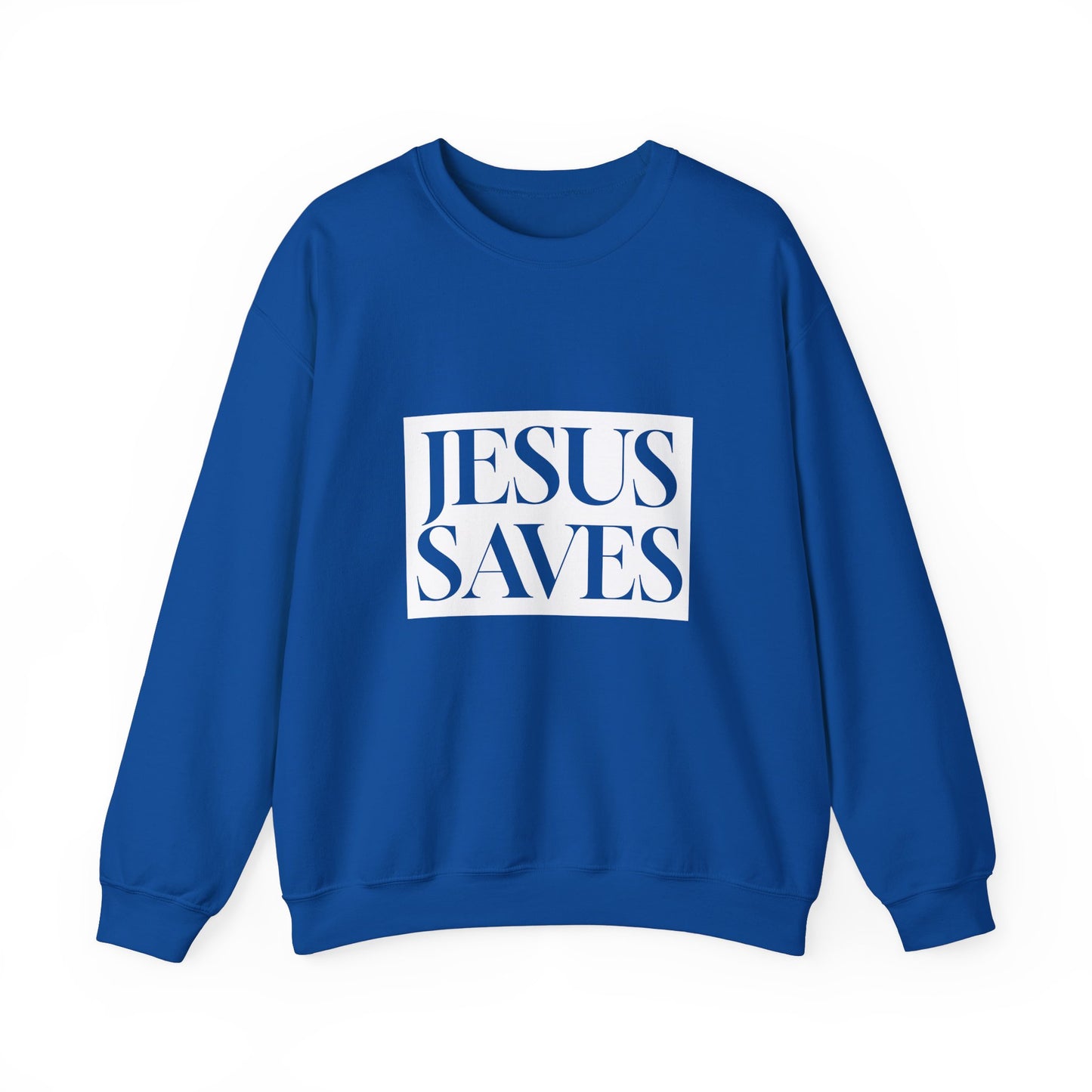 Jesus Saves - Adult Sweatshirt - English
