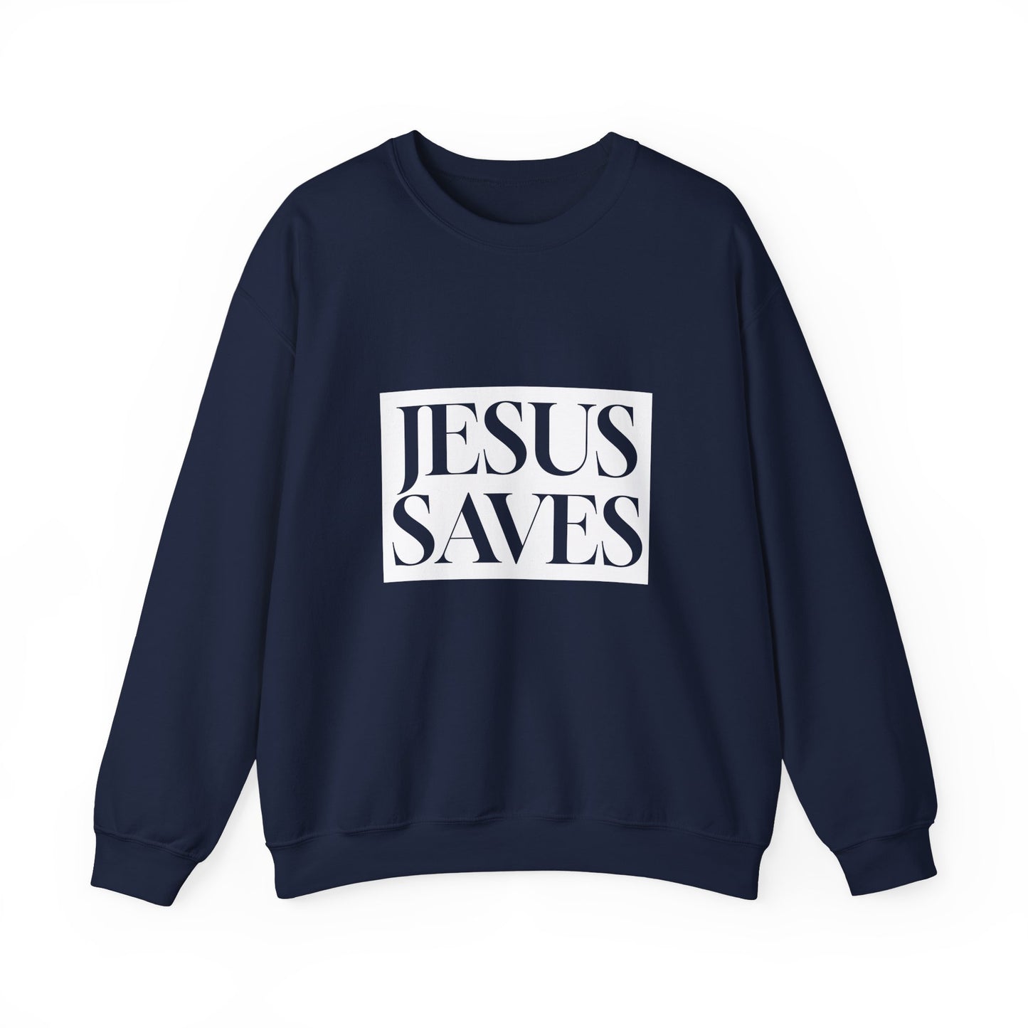 Jesus Saves - Adult Sweatshirt - English