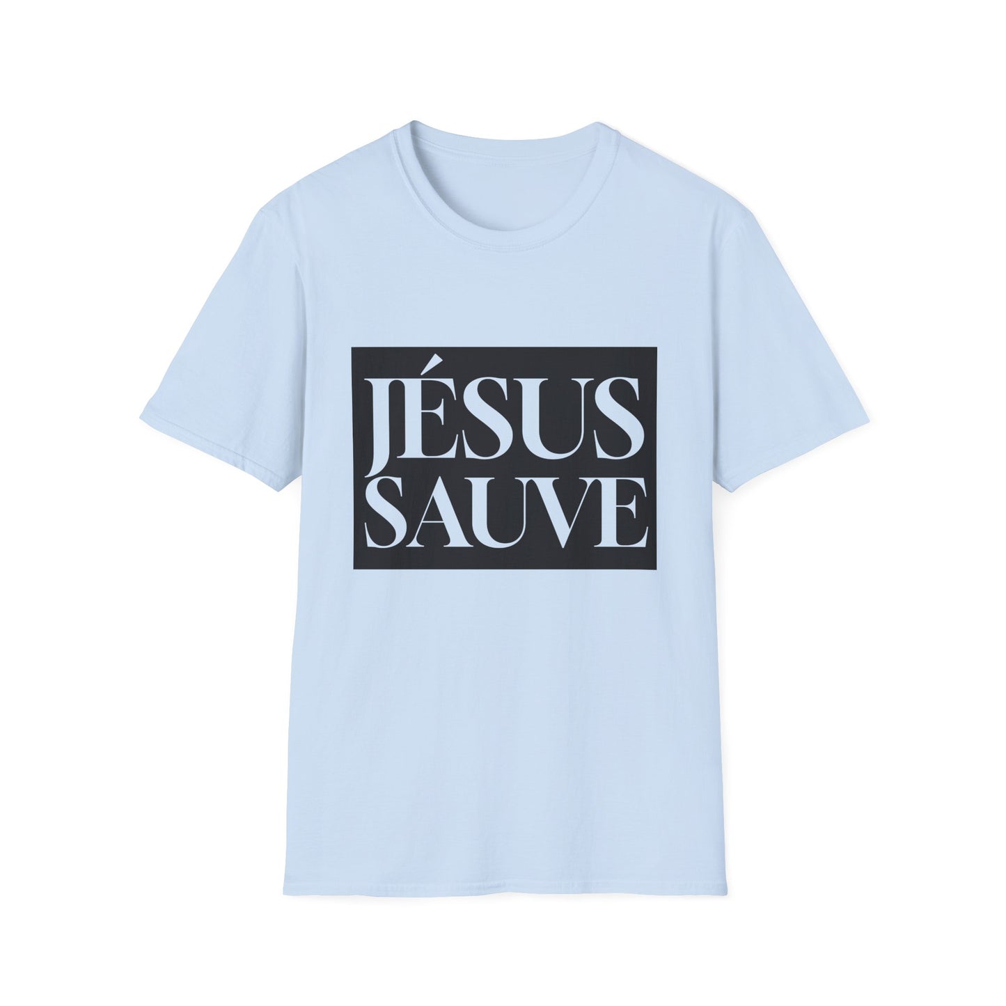 Jesus Saves - Adult Tee - French