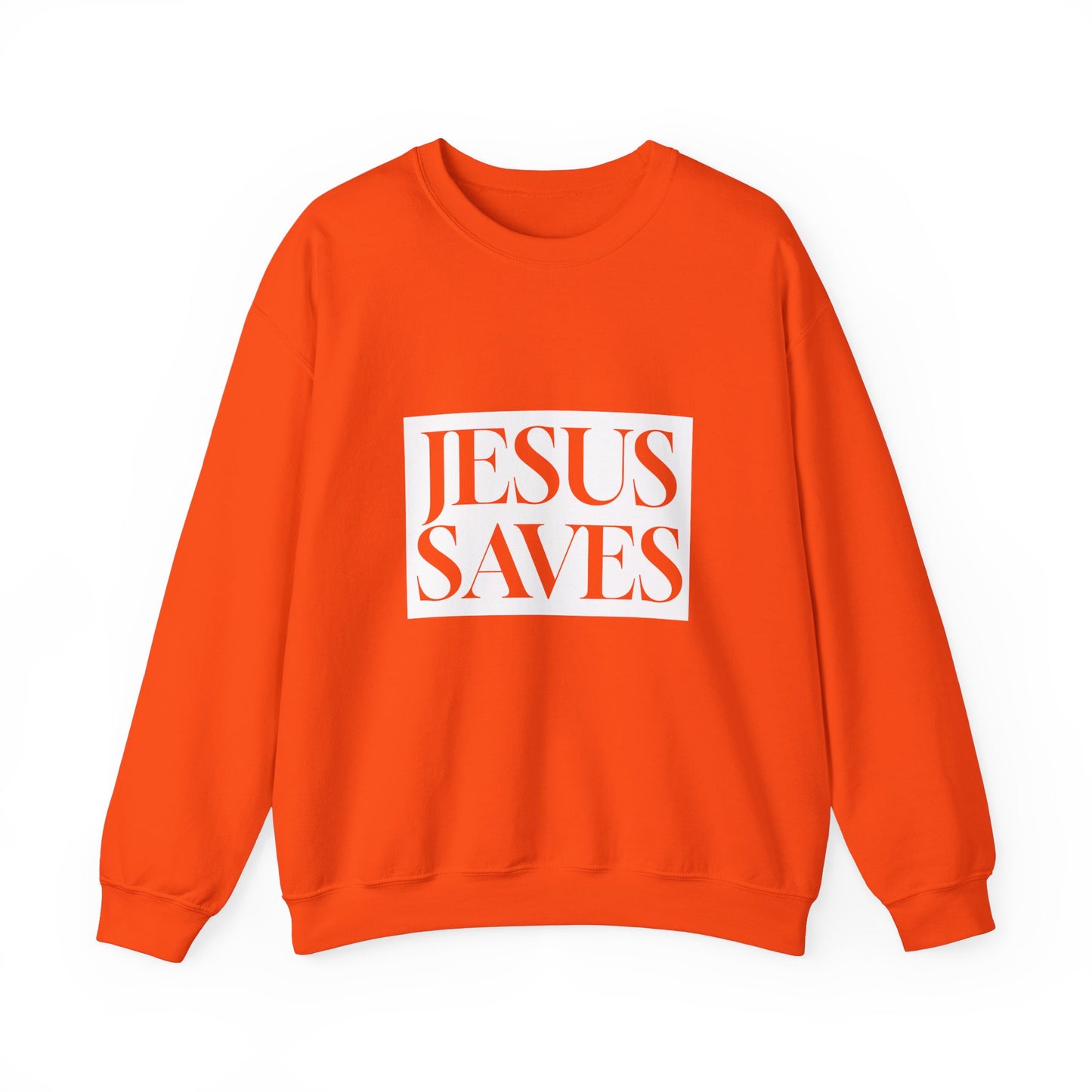 Jesus Saves - Adult Sweatshirt - English