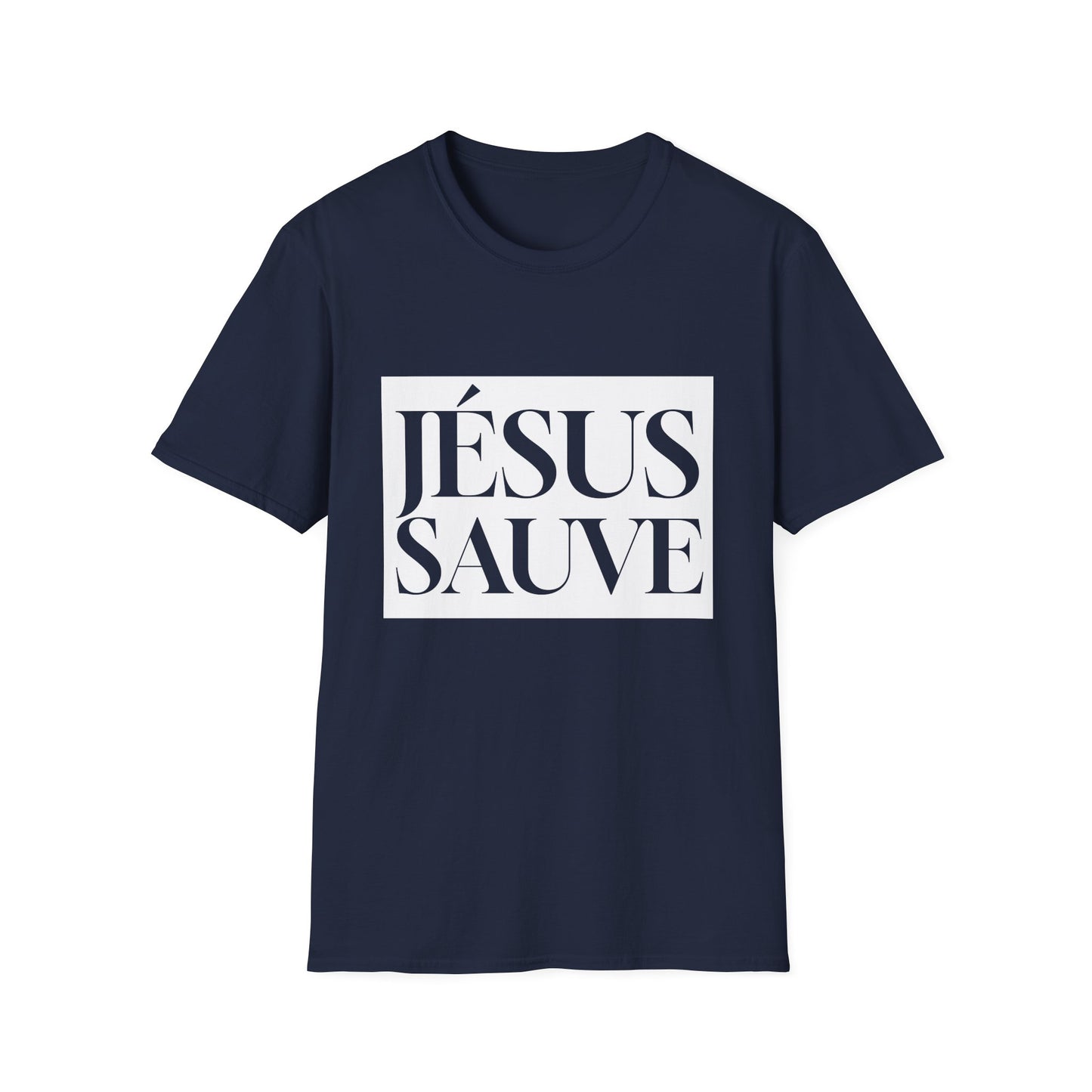 Jesus Saves - Adult Tee - French
