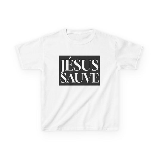 Jesus Saves - Kids Tee - French