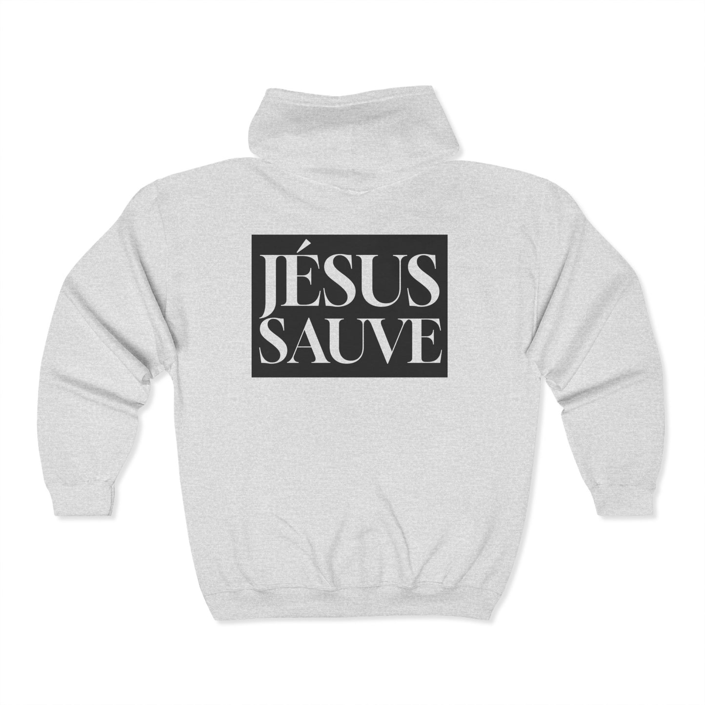 Jesus Saves - Adult Zip Hoodie - French