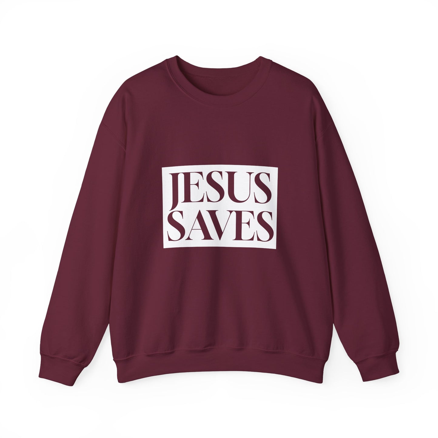 Jesus Saves - Adult Sweatshirt - English