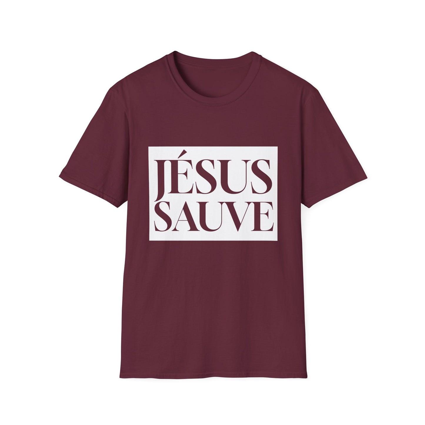 Jesus Saves - Adult Tee - French