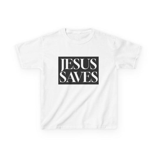 Jesus Saves - Kids Tee - English