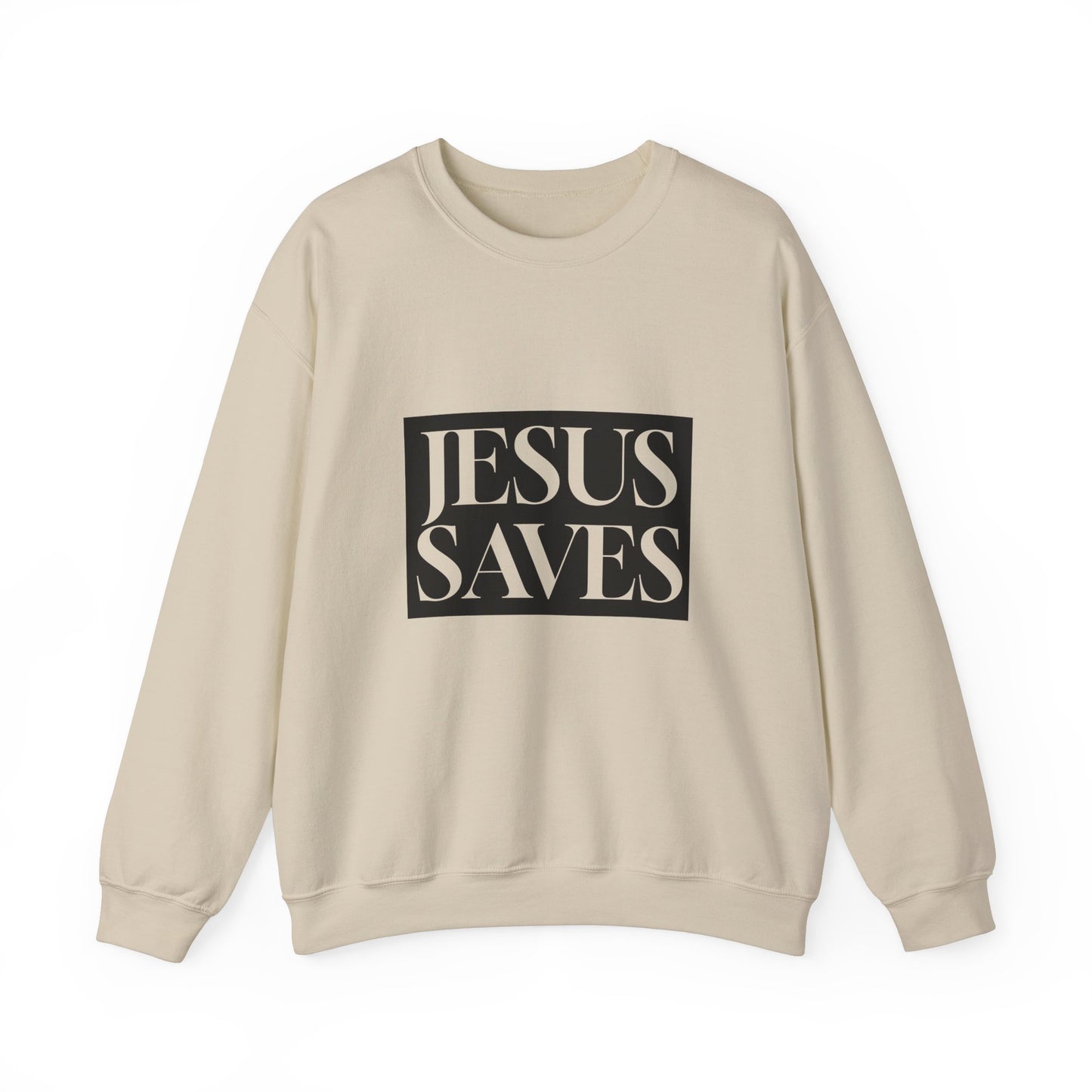 Jesus Saves - Adult Sweatshirt - English
