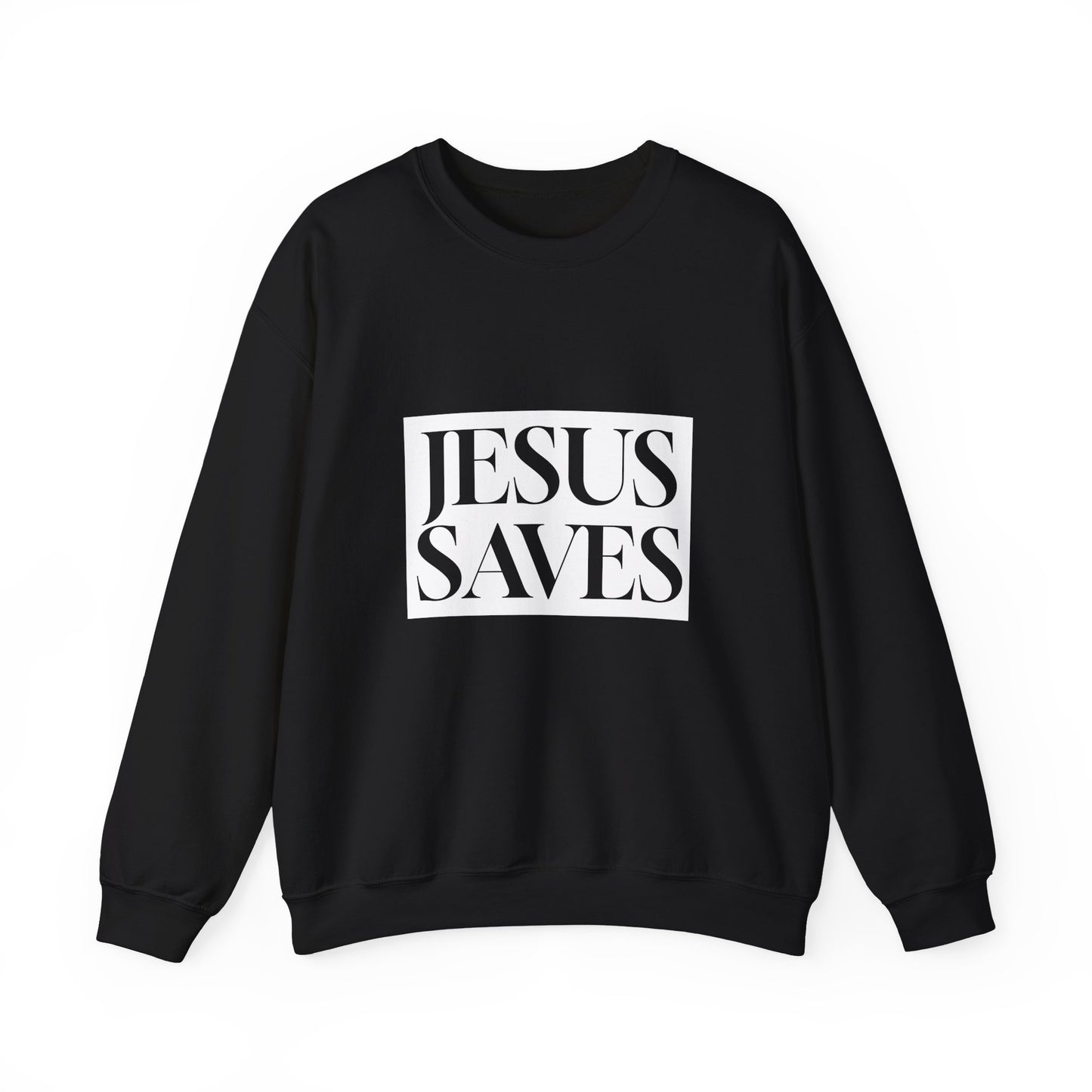 Jesus Saves - Adult Sweatshirt - English
