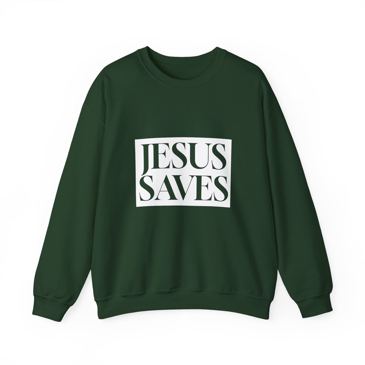 Jesus Saves - Adult Sweatshirt - English