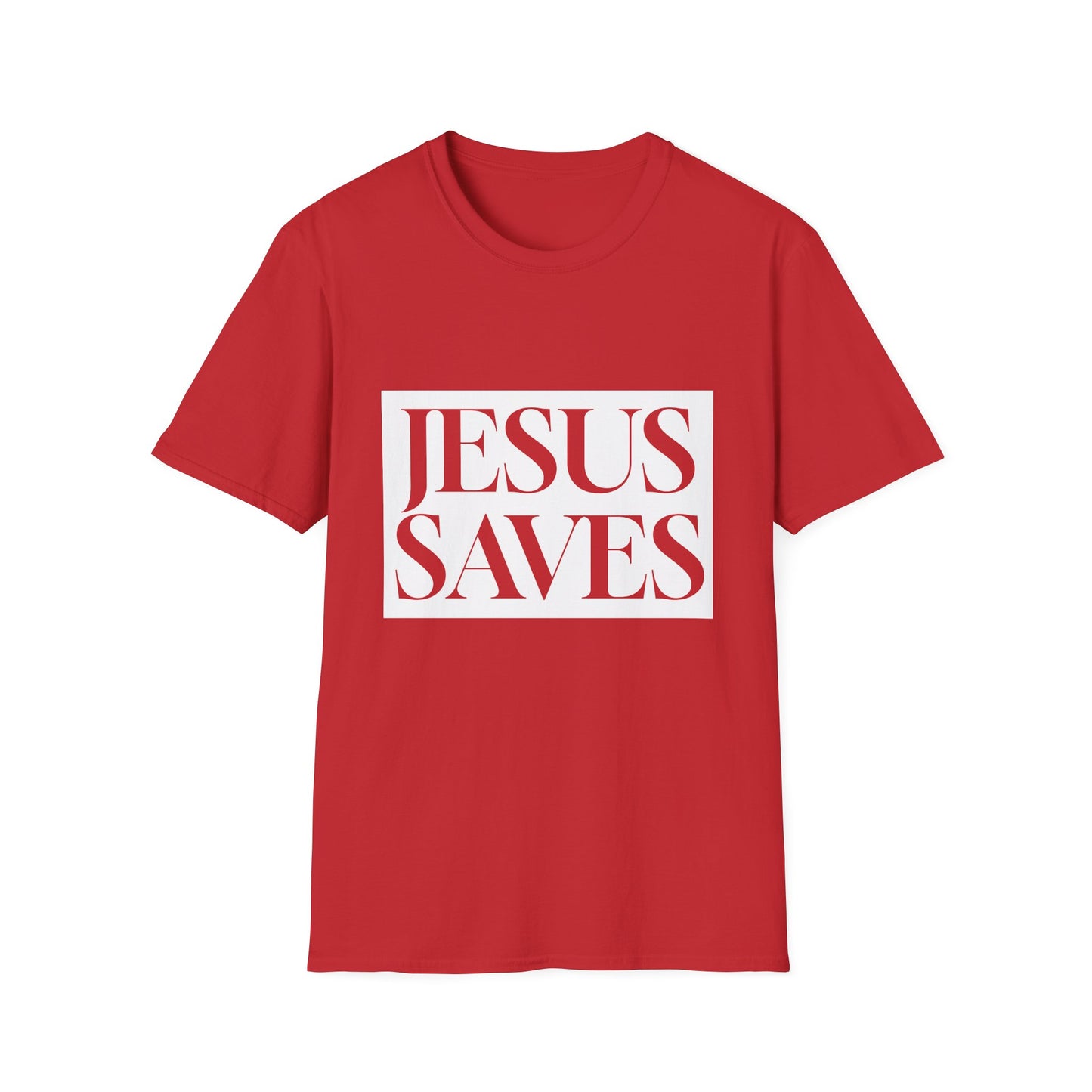 Jesus Saves - Adult Tee - English