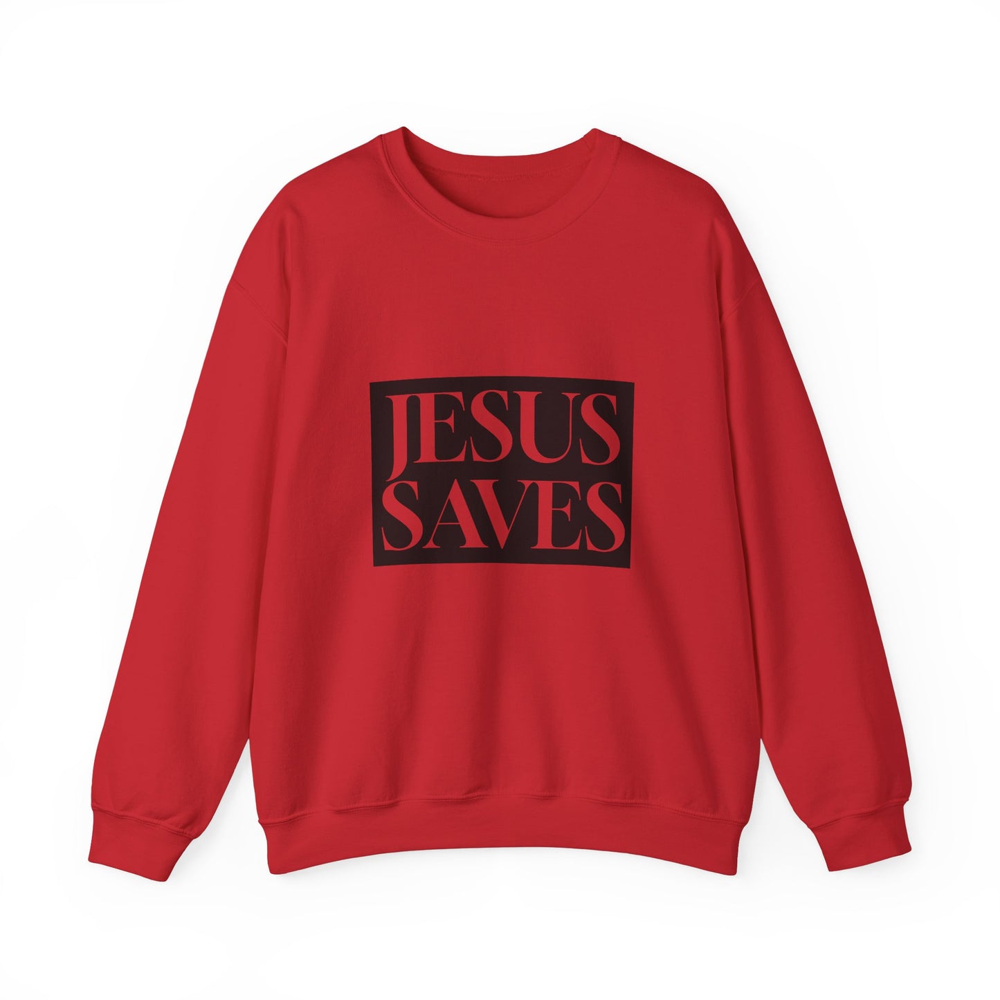 Jesus Saves - Adult Sweatshirt - English