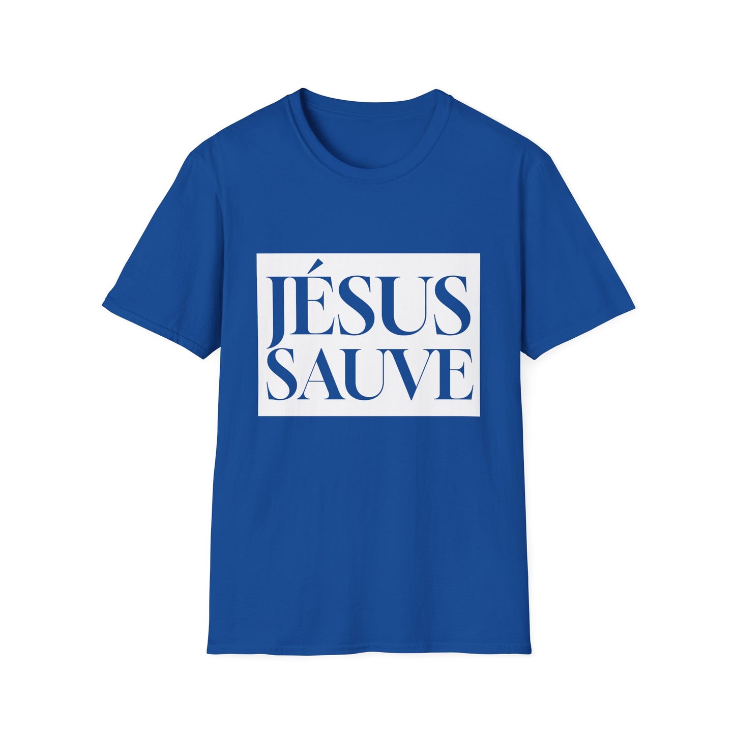 Jesus Saves - Adult Tee - French