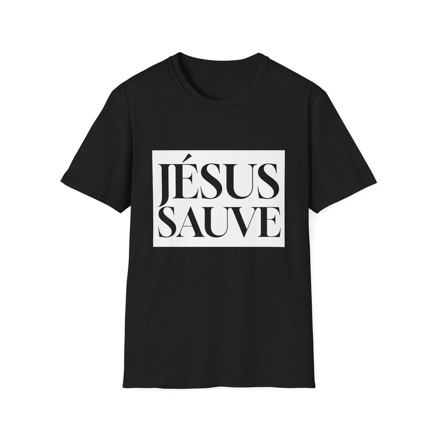 Jesus Saves - Adult Tee - French