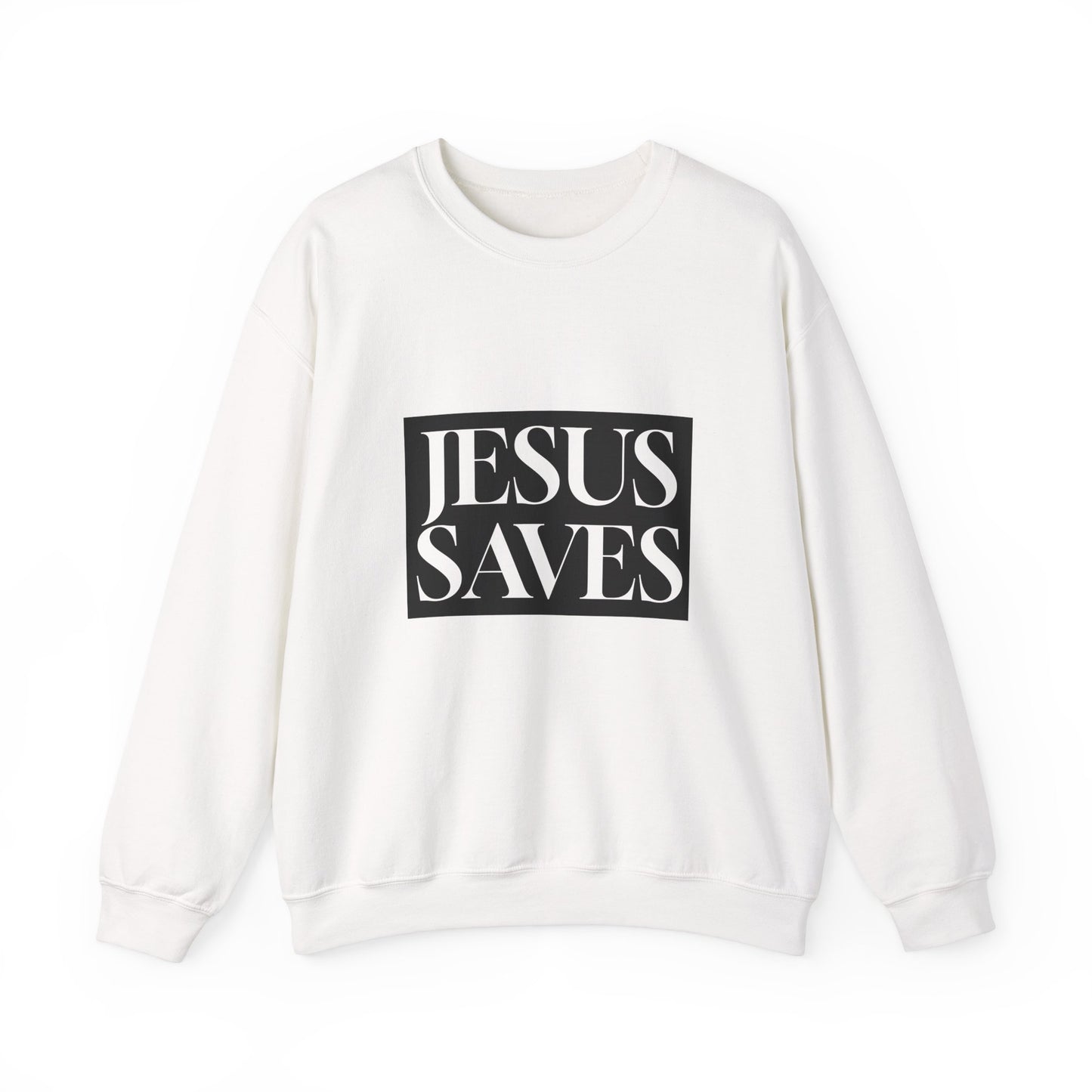 Jesus Saves - Adult Sweatshirt - English