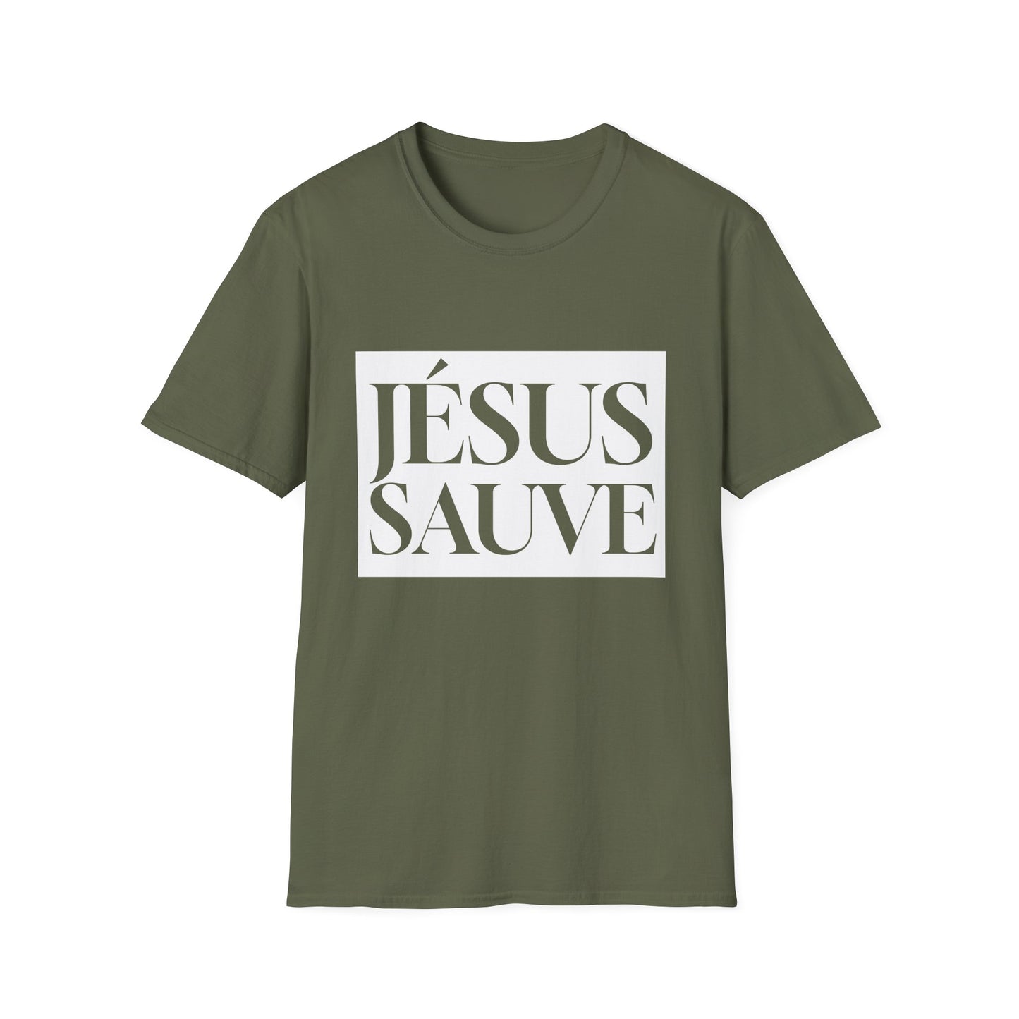 Jesus Saves - Adult Tee - French