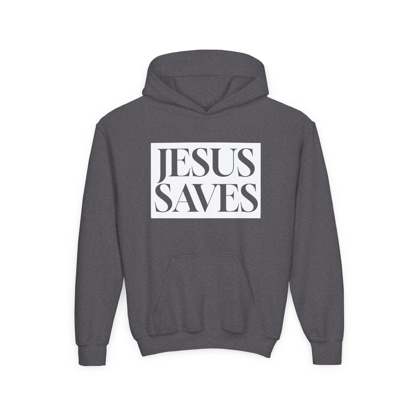 Jesus Saves - Kids Hoodie - English