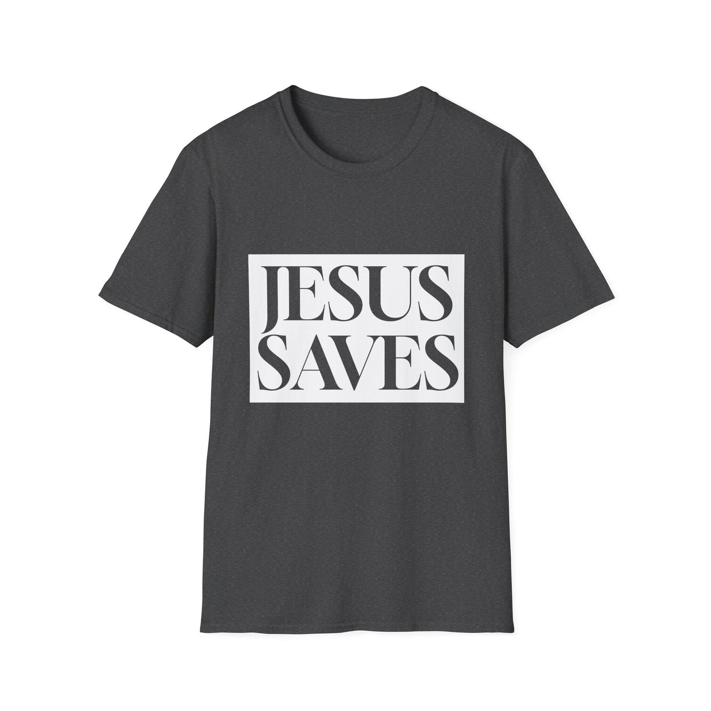 Jesus Saves - Adult Tee - English