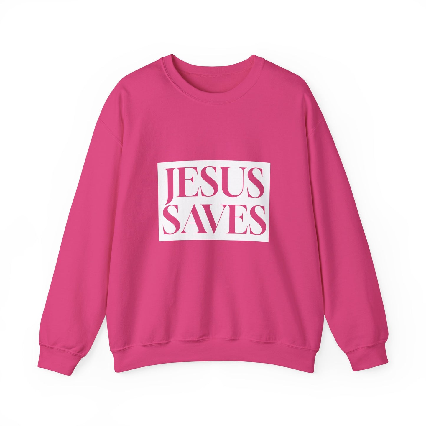Jesus Saves - Adult Sweatshirt - English