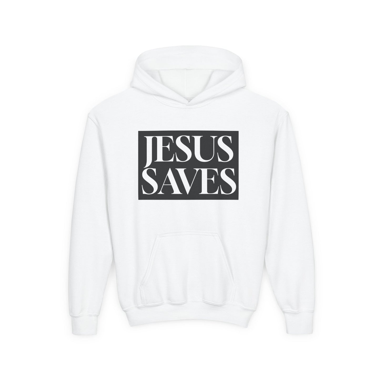 Jesus Saves - Kids Hoodie - English