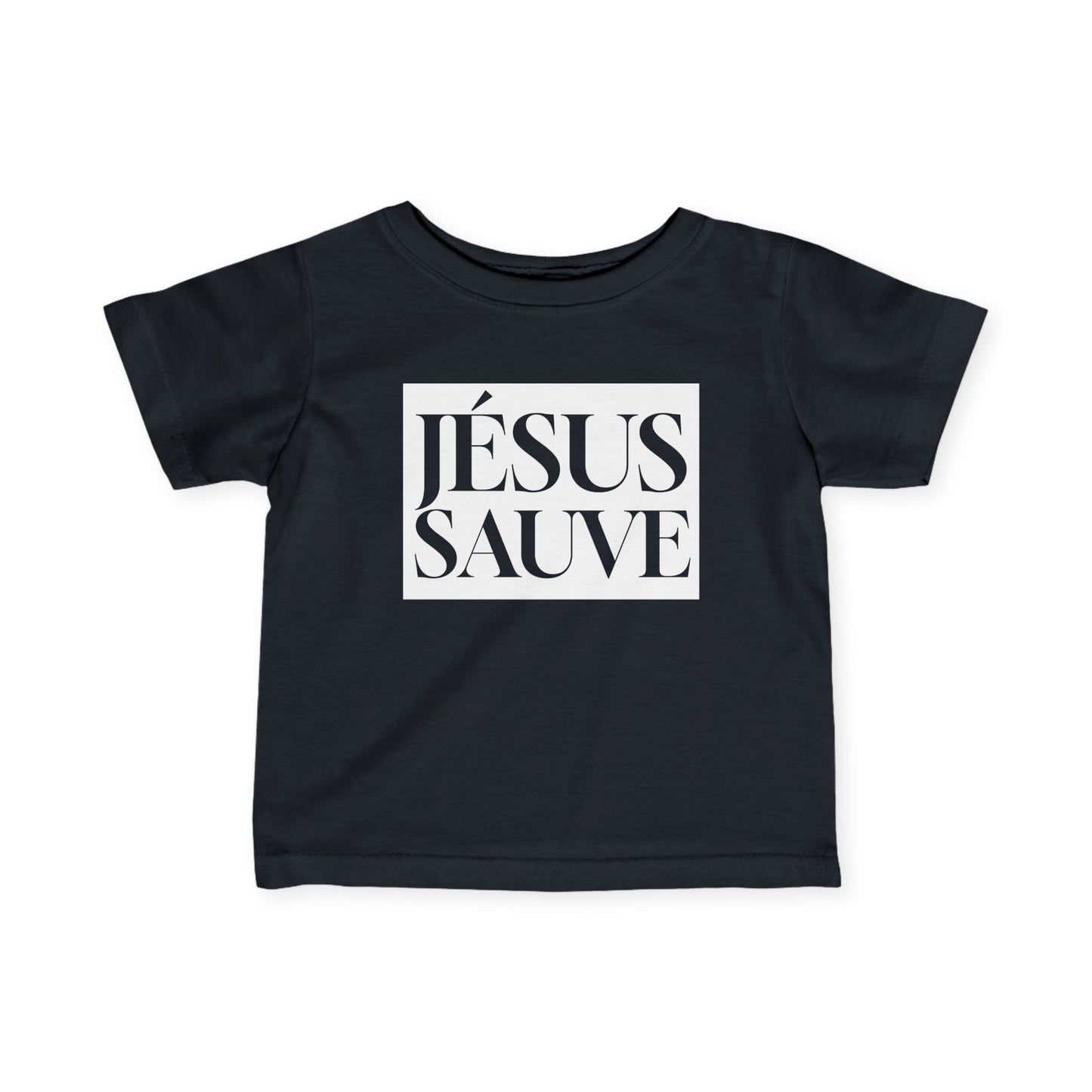 Jesus Saves - Infant Tee - French