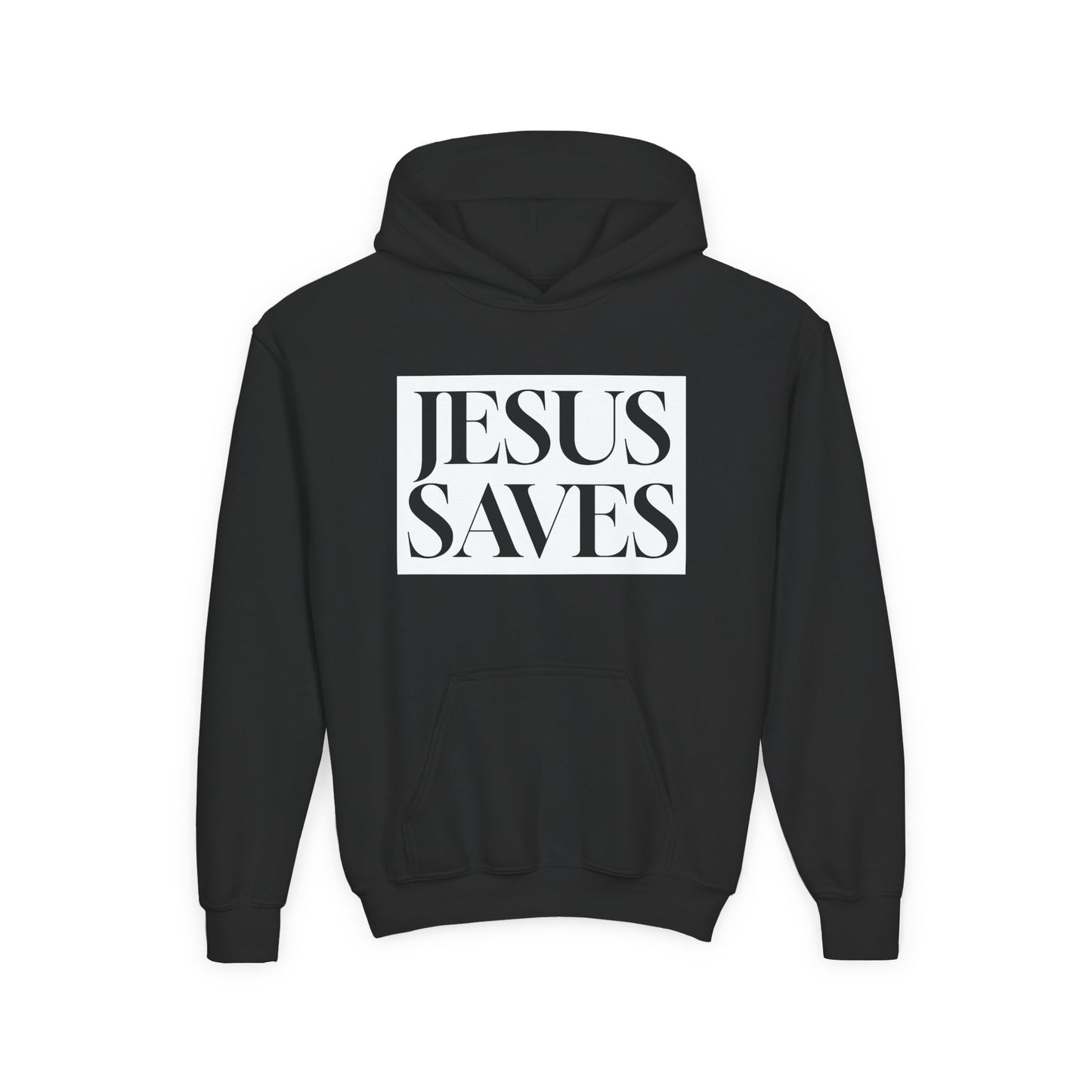Jesus Saves - Kids Hoodie - English