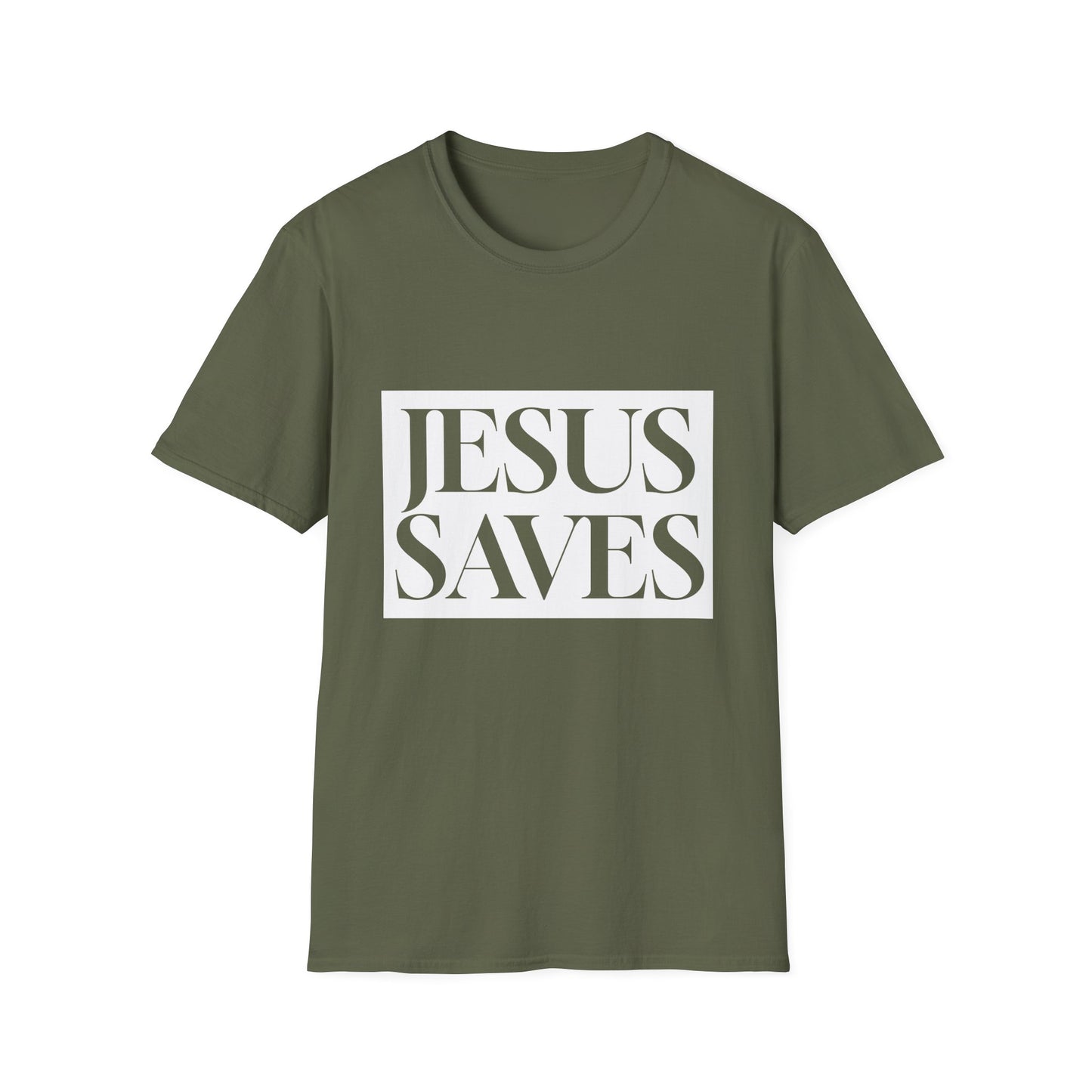 Jesus Saves - Adult Tee - English